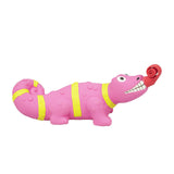 Toy New Product Latex Tongue Squeezing Lizard Crocodile Squeezing and Making Sounds Funny and Soothing Dog Toys