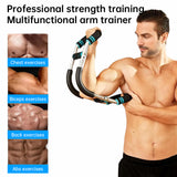 Adjustable Spring Twister Arm Exerciser Strengthen forearms triceps & chest. Portable home fitness gear.