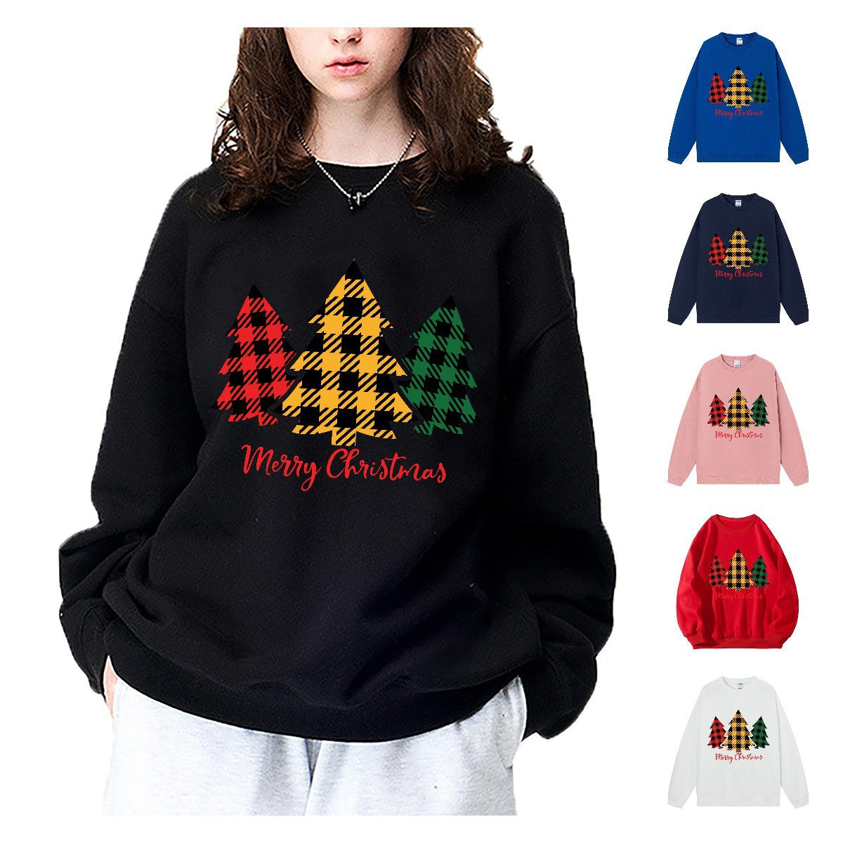 Christmas women's hoodie anime cartoon