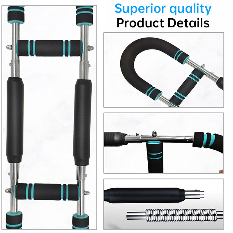 Adjustable Spring Twister Arm Exerciser Strengthen forearms triceps & chest. Portable home fitness gear.