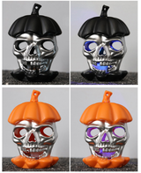 Style Halloween Moon Candle Light New Product Ghost Festival Decoration Props 9CM LED Light Colorful Night Light Moon Light
