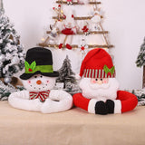 Christmas tree topper Santa snowman decoration
