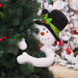 Christmas tree topper Santa snowman decoration
