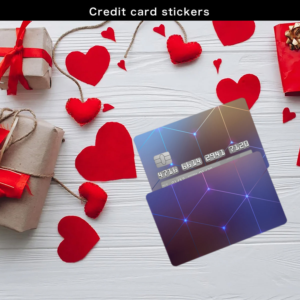 Top selling product suitable for credit card stickers, art decoration card stickers