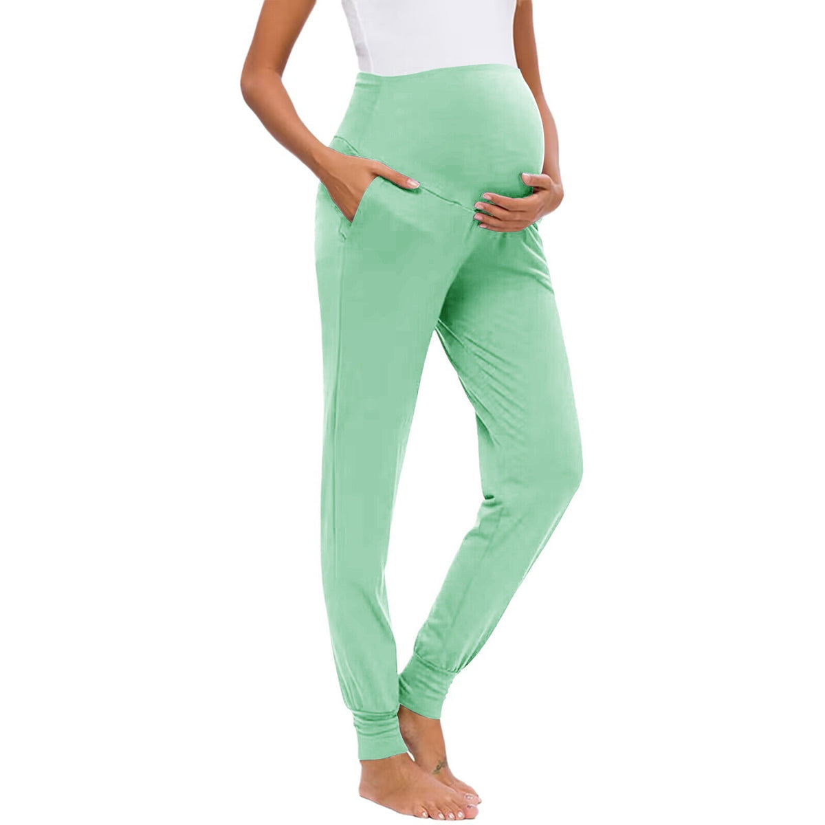 Multicolor Pregnant Women's Pants New Product Yoga Pregnant Women's Abdominal Bracing Leggings