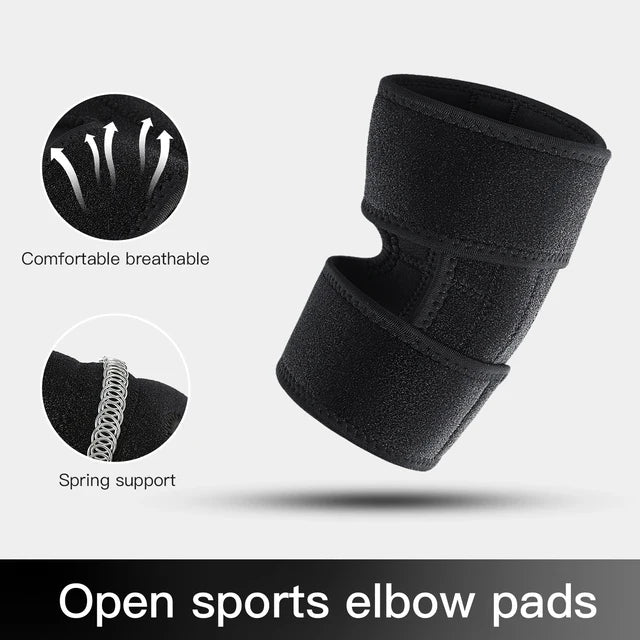 Outdoor sports fitness tennis training running adjustable fixed elbow strap protective gear
