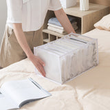 Clothes Storage Box Jeans Wardrobe Drawer Storage Box Foldable Washable Storage Organizer