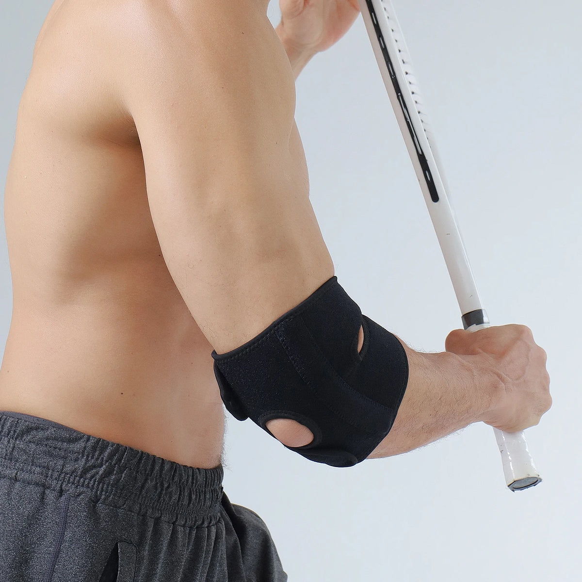 Outdoor sports fitness tennis training running adjustable fixed elbow strap protective gear