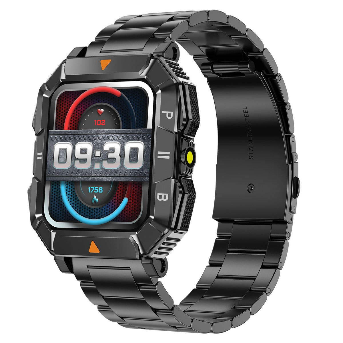 YK03 smartwatch Bluetooth call flashlight sports waterproof heart rate blood oxygen health monitoring