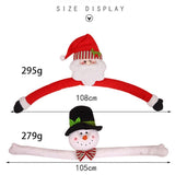 Christmas tree topper Santa snowman decoration