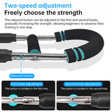 Adjustable Spring Twister Arm Exerciser Strengthen forearms triceps & chest. Portable home fitness gear.